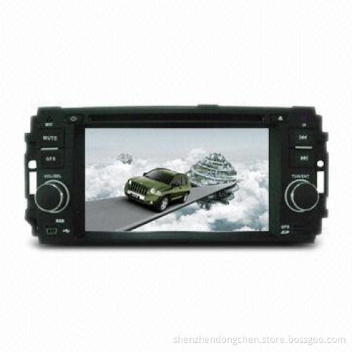 Jeep In-dash DVD Player with Steering Wheel Control Function, 65 x 4W High-powered Output